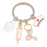 Key Chain Key Ring Car decorate Pendant Crafts Gifts white