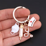 Key Chain Key Ring Car decorate Pendant Crafts Gifts white