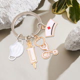 Key Chain Key Ring Car decorate Pendant Crafts Gifts white