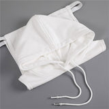 Maxbell 2xWomen False Collar Clothes Cotton Fake Collar with Hat for Winter Autumn White