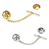 Maxbell 4xMens Tie Tack Pins Collar Pin Brooch Lapel Pin for Valentine'S Day Gift gold