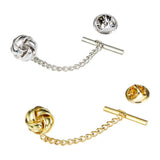 Maxbell 6xMens Tie Tack Pins Collar Pin Brooch Lapel Pin for Valentine'S Day Gift gold