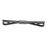 Maxbell 2xMetal Shirt Collar Clip Tie Collar Bar Pin for Unisex Scarf Necktie black