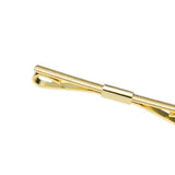 Maxbell Metal Shirt Collar Clip Tie Collar Bar Pin for Unisex Scarf Necktie golden