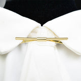 Maxbell Metal Shirt Collar Clip Tie Collar Bar Pin for Unisex Scarf Necktie golden