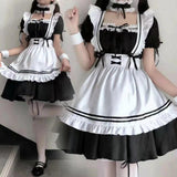 Maxbell 2xMaid Costume Maid Dresses Classic Sweet Lolita Japanese Anime Maid Outfit S