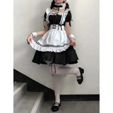 Maxbell 2xMaid Costume Maid Dresses Classic Sweet Lolita Japanese Anime Maid Outfit S