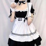 Maxbell 2xMaid Costume Maid Dresses Classic Sweet Lolita Japanese Anime Maid Outfit S