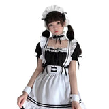 Maxbell 2xMaid Costume Maid Dresses Classic Sweet Lolita Japanese Anime Maid Outfit L