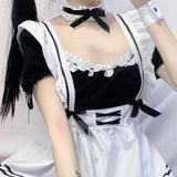 Maxbell 2xMaid Costume Maid Dresses Classic Sweet Lolita Japanese Anime Maid Outfit XL