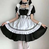 Maxbell 2xMaid Costume Maid Dresses Classic Sweet Lolita Japanese Anime Maid Outfit XL