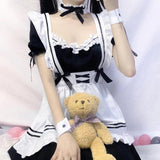 Maxbell 2xMaid Costume Maid Dresses Classic Sweet Lolita Japanese Anime Maid Outfit XL