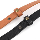 Maxbell 5xPU Leather Purse Handles DIY Shoulder Bag Replacement Straps Bag Belt Brown