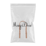 Maxbell 3xPU Leather Purse Handles DIY Shoulder Bag Replacement Straps Bag Belt Brown