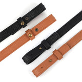 Maxbell 3xPU Leather Purse Handles DIY Shoulder Bag Replacement Straps Bag Belt Brown