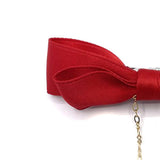 Maxbell Korean Style Bow Tassel Hair Clip Girls Hairpins Kids Baby Accessery Red