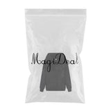 Maxbell 2xWomen Men Hooded Sweatshirt Plain Soft Long Sleeve Loose Pullover Hoodies Black S