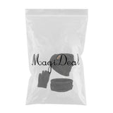 Maxbell 2xWomen Winter Beanie Hat Scarf Hat Knitted Gloves Fleece Lining numb gray