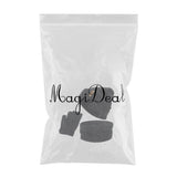 Maxbell 2xWomen Winter Beanie Hat Scarf Hat Knitted Gloves Fleece Lining Black