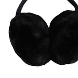 Maxbell Furry Ear Muffs Warmer Warm Earmuffs Headphone Winter Cold Weather Black