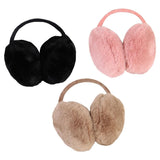 Maxbell Furry Ear Muffs Warmer Warm Earmuffs Headphone Winter Cold Weather Black