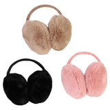Maxbell Furry Ear Muffs Warmer Warm Earmuffs Headphone Winter Cold Weather Black