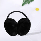 Maxbell Furry Ear Muffs Warmer Warm Earmuffs Headphone Winter Cold Weather Black