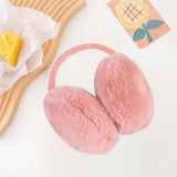 Maxbell Furry Ear Muffs Warmer Warm Earmuffs Headphone Winter Cold Weather Pink