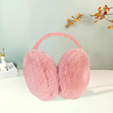 Maxbell Furry Ear Muffs Warmer Warm Earmuffs Headphone Winter Cold Weather Pink