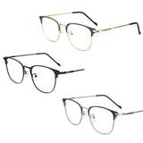 Maxbell 2 Pairs of Business  Glasses Frame Clear Lens for Sleep Better