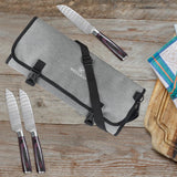 Maxbell 2xChef Knives Roll Bag Adjustable Straps for Cooking Tools Meat Knives