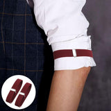 Maxbell 4 Pieces Fashion Mens Shirt Sleeve Holder Elasticated Armbands