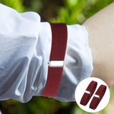 Maxbell 4 Pieces Fashion Mens Shirt Sleeve Holder Elasticated Armbands