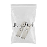 Maxbell 3x2 Pieces Fashion Mens Shirt Sleeve Holder Elasticated Armbands Women White