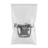 Maxbell 2xGothic Steampunk Waist Bag Men Women Thigh Hip Belt Bag Purse Skull Black