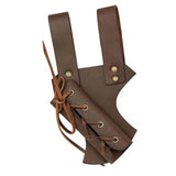 Maxbell 4xMedieval Belt Sword Sheath Dagger Rapier Waist Scabbard for Cosplay Brown