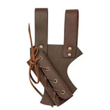 Maxbell 4xMedieval Belt Sword Sheath Dagger Rapier Waist Scabbard for Cosplay Brown