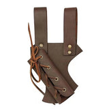 Maxbell 3xMedieval Belt Sword Sheath Dagger Rapier Waist Scabbard for Cosplay Brown