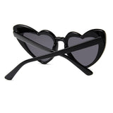Maxbell Fashion Women Sunglasses Heart-Shape Eyewear Cat Eye Hippy Boho Lady black