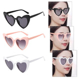 Maxbell Fashion Women Sunglasses Heart-Shape Eyewear Cat Eye Hippy Boho Lady black