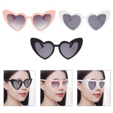 Maxbell Fashion Women Sunglasses Heart-Shape Eyewear Cat Eye Hippy Boho Lady black