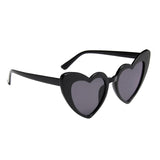 Maxbell Fashion Women Sunglasses Heart-Shape Eyewear Cat Eye Hippy Boho Lady black