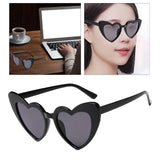 Maxbell Fashion Women Sunglasses Heart-Shape Eyewear Cat Eye Hippy Boho Lady black