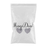 Maxbell Fashion Women Sunglasses Heart-Shape Eyewear Cat Eye Hippy Boho Lady white