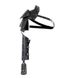 Maxbell 3x1Set Gothic Steampunk Adjustable Shoulder Armor/Arm Strap Metal Decor Brown