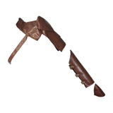 Maxbell 3x1Set Gothic Steampunk Adjustable Shoulder Armor/Arm Strap Metal Decor Brown