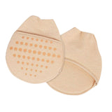 Maxbell 3x2x Cotton Women Cotton Toe Pads Pain Relief for High Heels Cushion Yellow