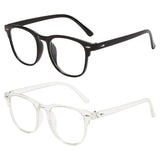 Maxbell 2 Pairs of Business  Glasses Frame Clear Lens for Sleep Better