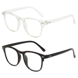 Maxbell 2 Pairs of Business  Glasses Frame Clear Lens for Sleep Better