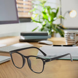 Maxbell 2 Pairs of Business  Glasses Frame Clear Lens for Sleep Better